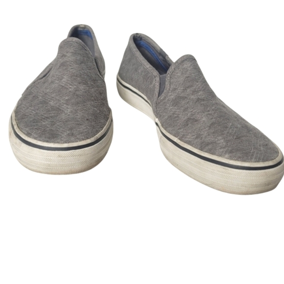 Keds Shoes - Keds Womens Grey Slip On Sneakers Size 8